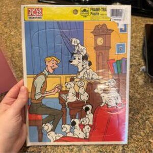 Vintage Golden 101 Dalmatians Frame-Tray Puzzle